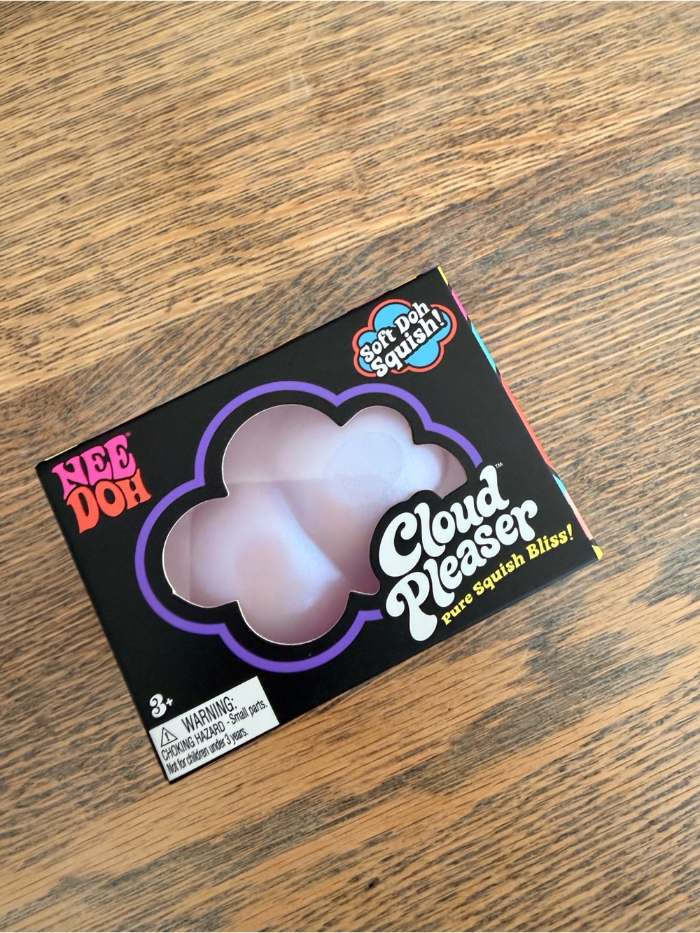 NeeDoh Cloud Pleaser Soft Squish Toy - Pink - Picture 5 of 5
